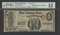 Mansfield, Ohio, Ch.#436, Original $1, 874, PMG-15